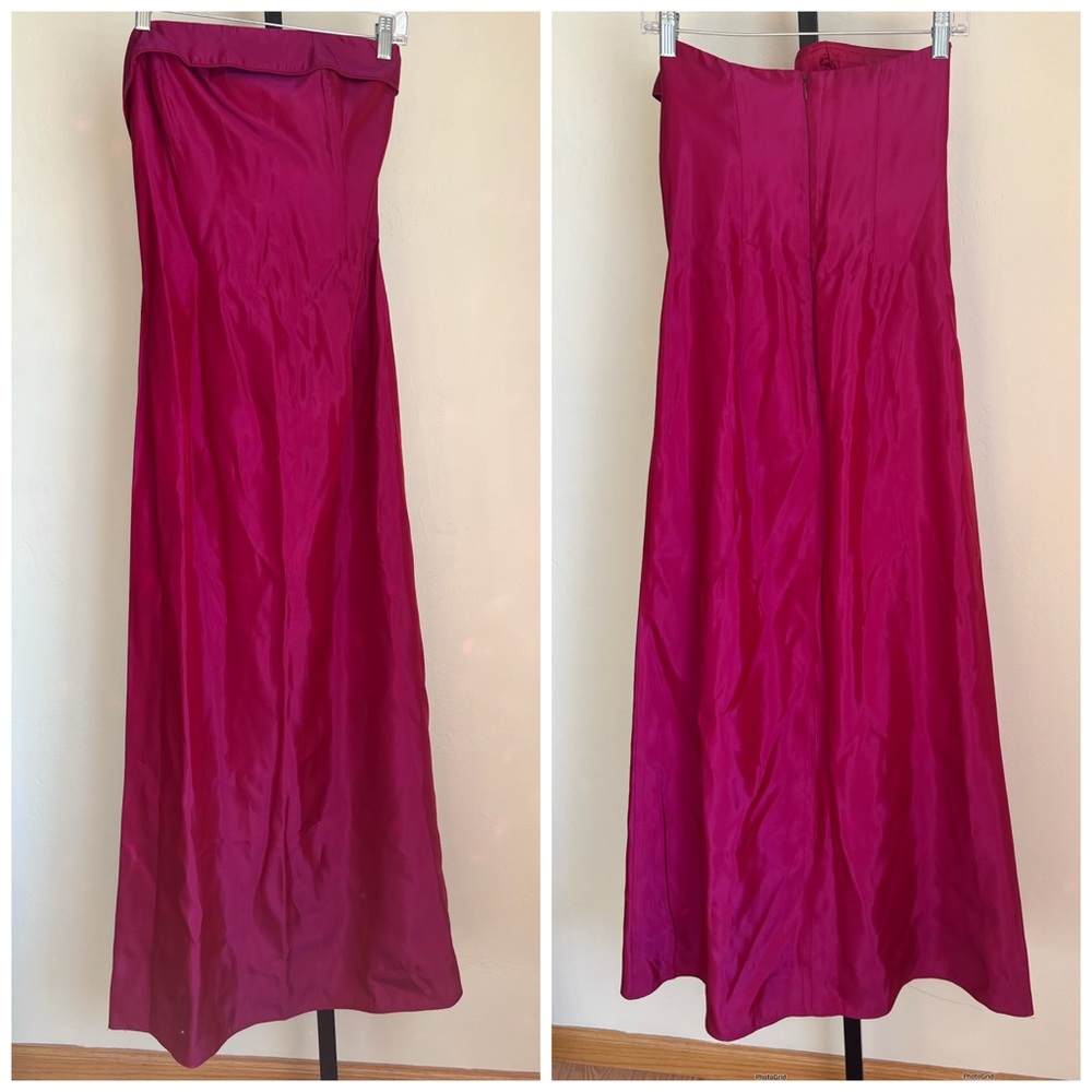 Jessica McClintock For Gunne Sax Strapless Pink Dress size 9